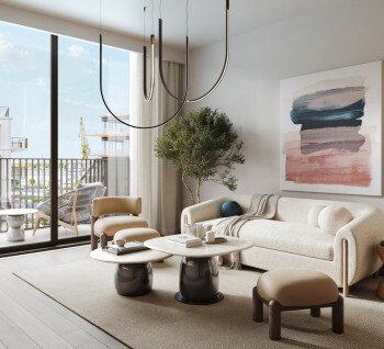 2 bedroom apartment in Riga Waterfront in the building Club Residences for sale.