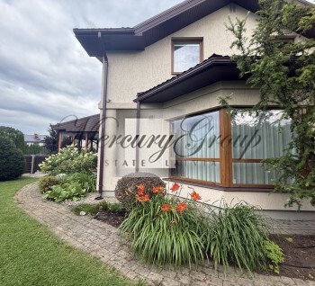 Exclusive stylish house for rent in Marupe centre 