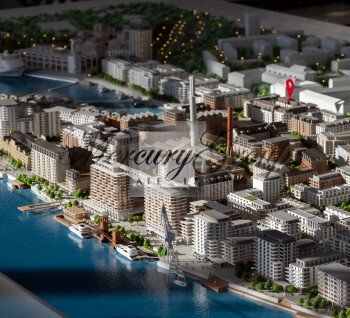 2 bedroom apartment in Riga Waterfront in the building Courtyard for sale.
