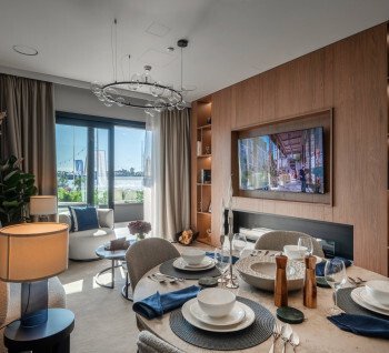 2 bedroom apartment in Riga Waterfront in the building Courtyard for sale.