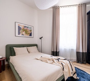 We offer an apartment in a historical building in the very center of Riga