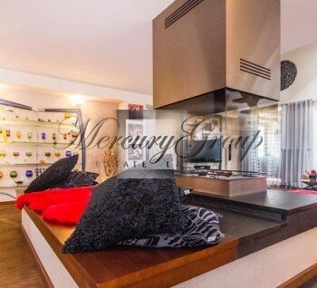 For sale a stunning 3-level penthouse in a new project in Riga...