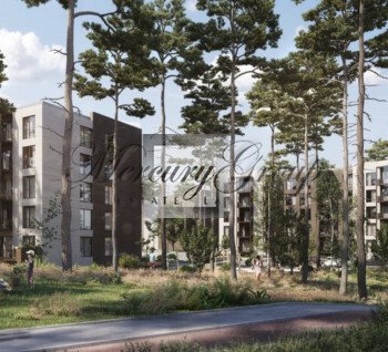 A land plot with a  project in green area of  Riga for sale 