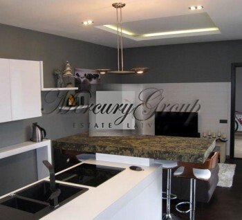 The apartment with modern design near the Lielupe
