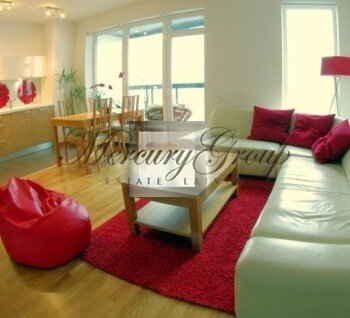 Modern apartment in the project Skanstes Virsotnes on the 16th floor w...