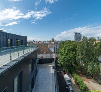 Penthouse in a modern multi-apartment building in Riga city center