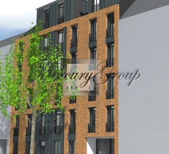A land plot in Riga center with a building permit