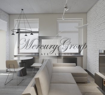 Spacious 3-room apartment with grey finish in the premium project StokholmasHaus26, Mežaparks