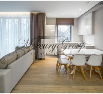One-bedroom apartment for rent in the new project in Jurmala