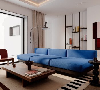 An apartment in new modern project in the center of Riga for sale