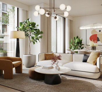 2 bedroom apartment in Riga Waterfront in the building Club Residences for sale.