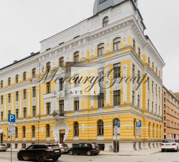 Modern apartments for rent in the renovated part of the Art Nouveau building.