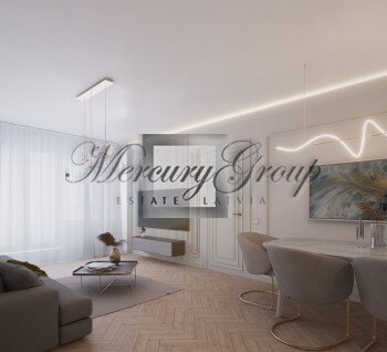 Apartment  with the terrace in the center of Riga opposite Kronvald Park