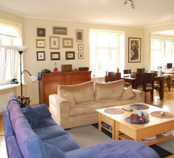 A beautiful apartment with nice view at the St. Gertrude Church in the centre of Riga...